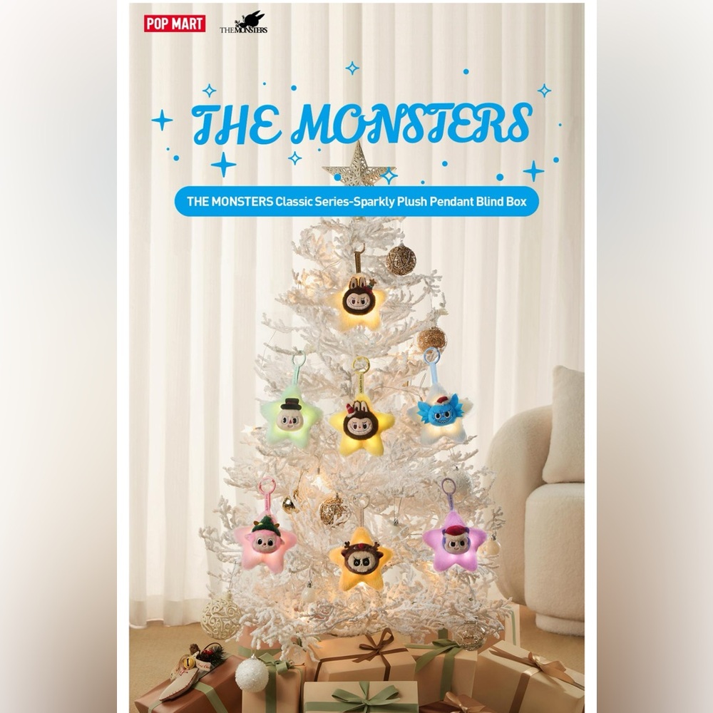 Pop Mart THE MONSTERS Classic Series-Sparkly
Plush Pendant Blind Box - Picture 6 of 9